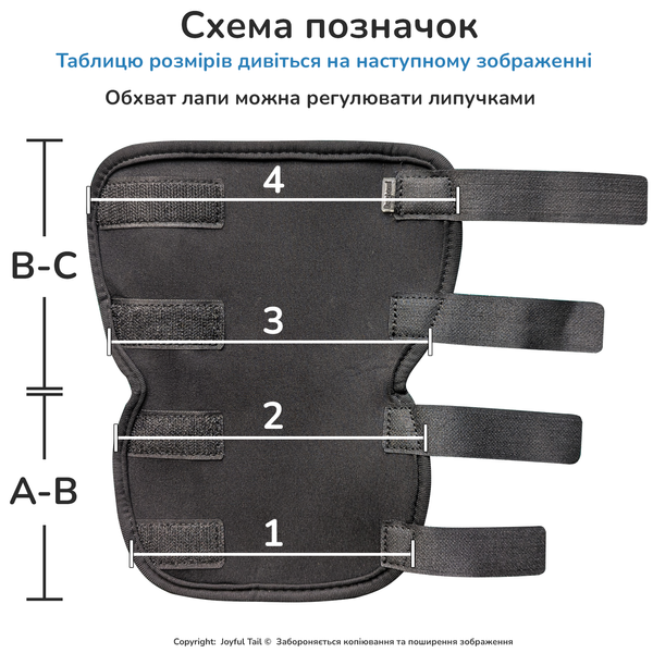 М'який бандаж на задню лапу собаки DogLemi H-Paw ортез на скакальний суглоб при болі, артриті або після операції S 001859 фото