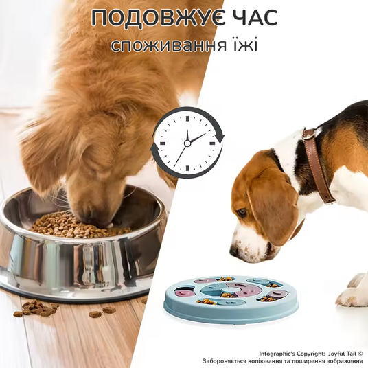 Купити Миска для повільного годування собак та котів BowlLix