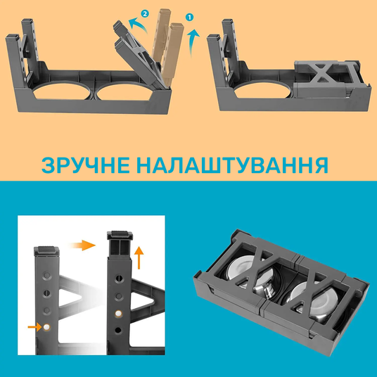 Купить Стальные миски для собак на регулируемой подставке ChicChow