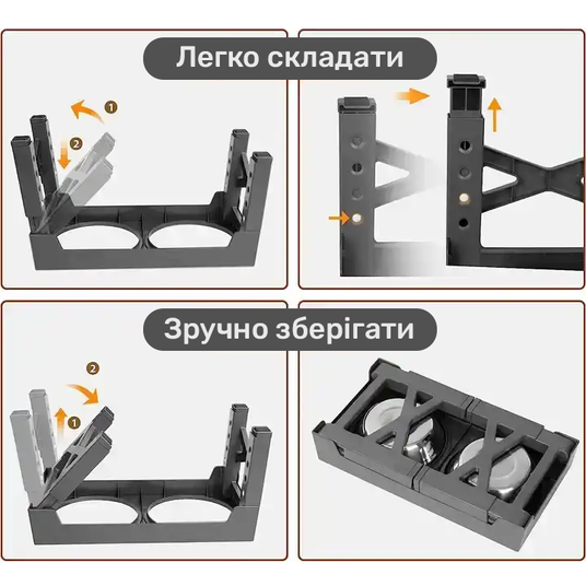 Купить Стальные миски для собак на регулируемой подставке ChicChow