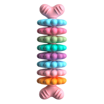 Жевательная игрушка для собак ChewJoy 1088 дентальная игрушка для зубов и десен, розовый 001323 фото